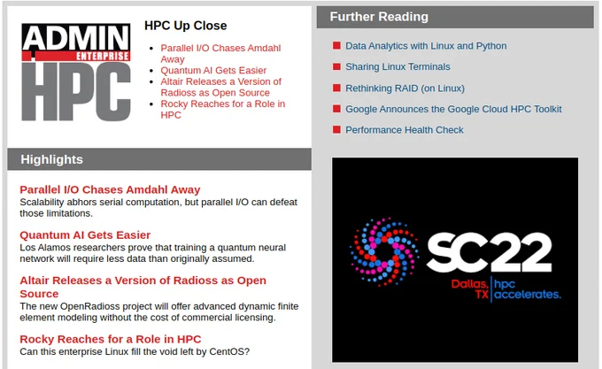 ADMIN Enterprise HPC: UPC Up Close