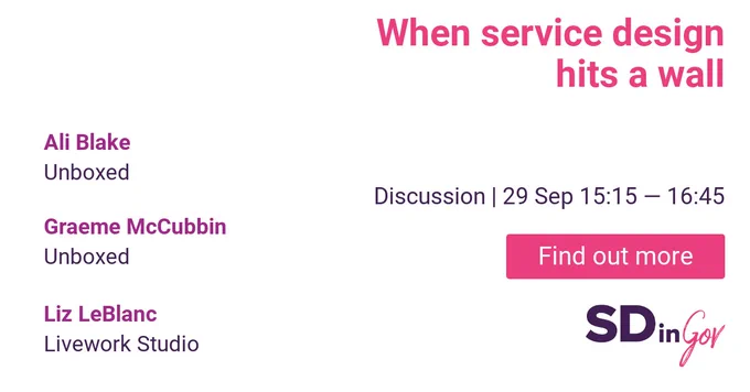 When service design hits a wall