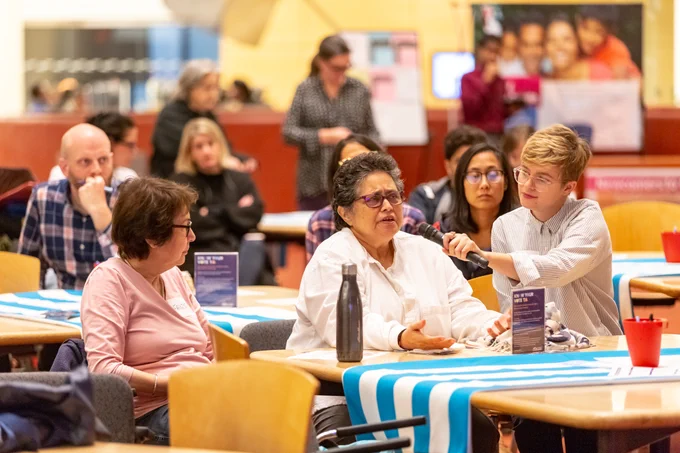 Democracy program at library