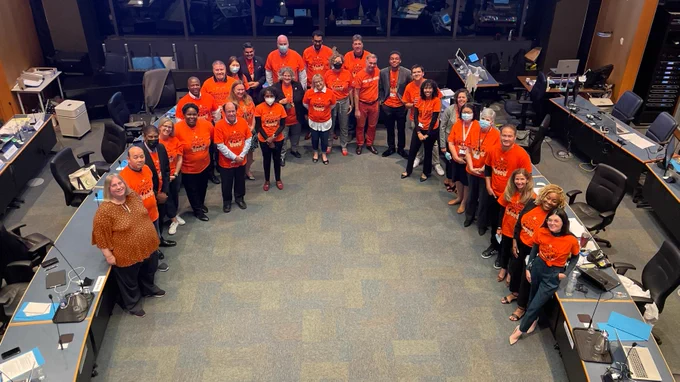 TDSB staff wearing orange shirts