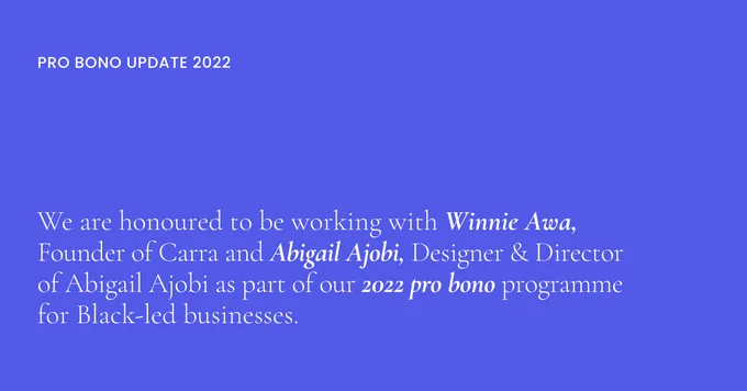 Pro Bono update