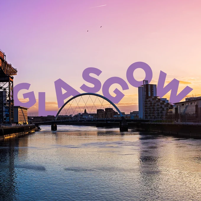 A picture of Clyde Bridge in Glasgow.