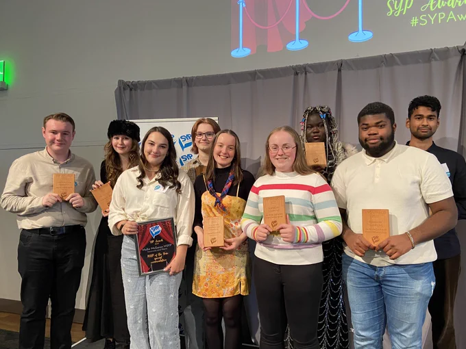 SYP Awards winners on stage at SYP78