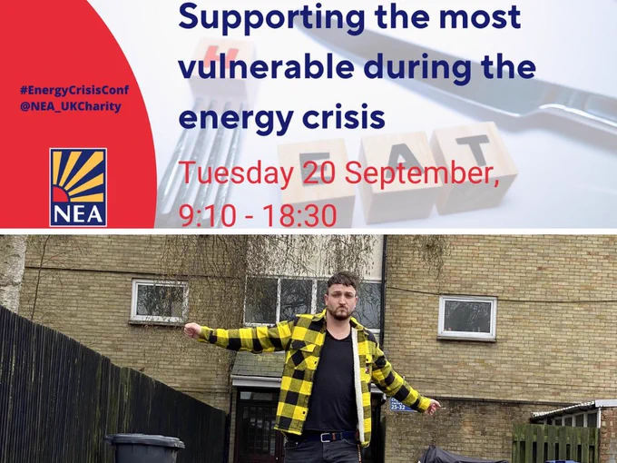 Dominic Watters is speaking at a National Energy Action conference