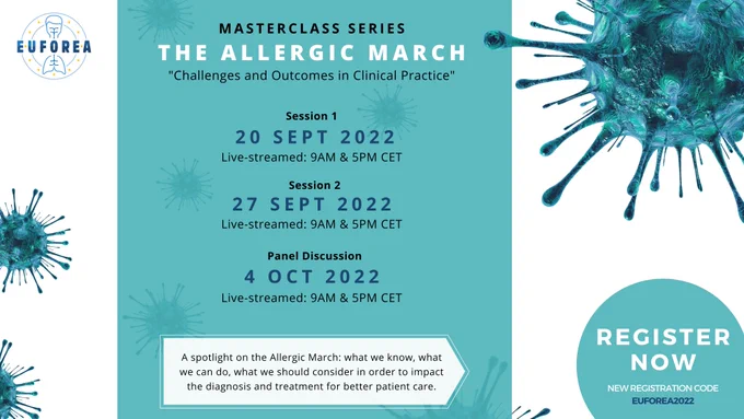 Our today's first session of 'The Allergic March: Challenges and Outcomes in Clinical Practice" webinar has finished!