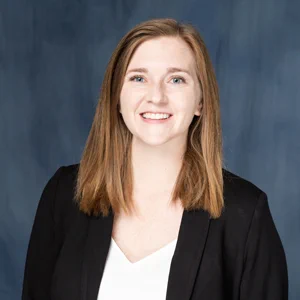 An image of a woman smiling