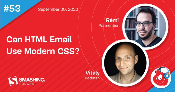 Smashing Podcast episode #53 with Remi Parmentier