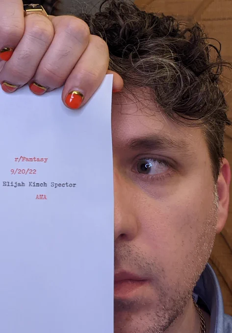 Elijah Kinch Spector AMA at Reddit today!!!
