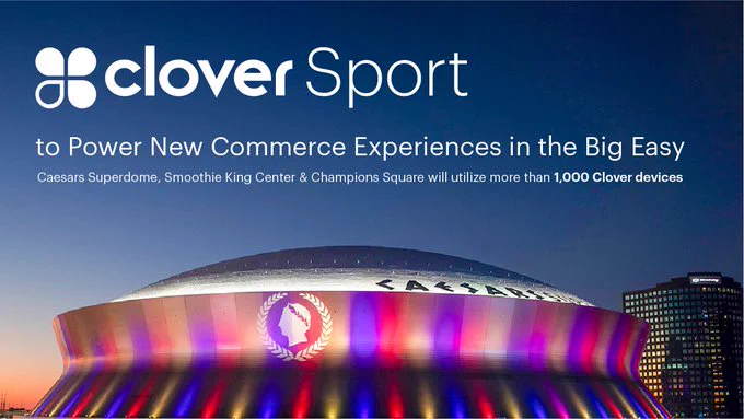 Clover Sport to Power New Commerce Experiences in the Big Easy