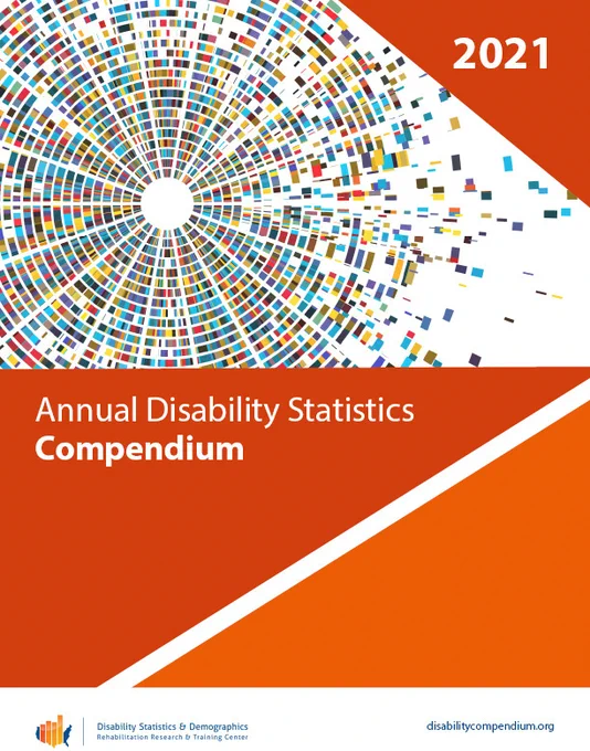 2021 annual disability statistics compendium report cover