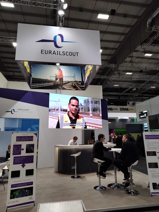 Stand EURAILSCOUT au salon InnoTrans 2022