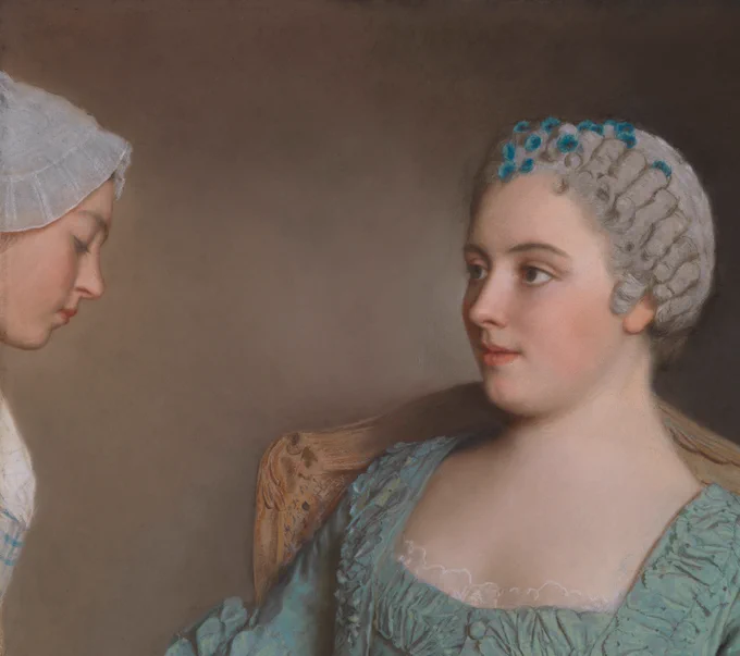 Jean-Étienne Liotard, Das Frühstück, um 1752 (Detail), Dauerleihgabe der Sammlung HypoVereinsbank, Member of UniCredit © Bayerische Staatsgemäldesammlungen, München