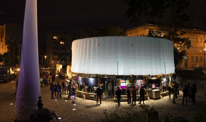 Opening event Everything Will Be Fine outdoor exhibition, 14 Sep 2022. Picture by Andrea Rossetti