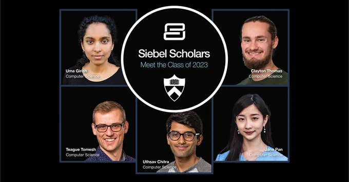 Siebel Scholars Class of 2023 photos in a grid