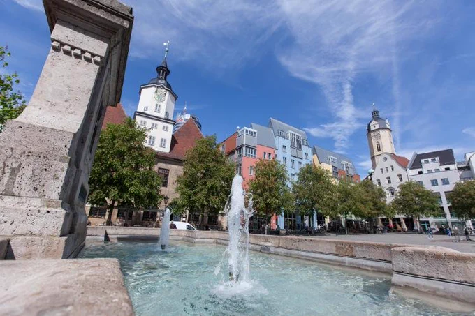 Marktansicht Jena. Foto: Stadt Jena / Daniel Hering