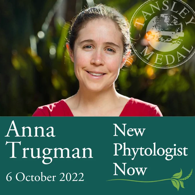 Photo of Anna Trugman. New Phytologist Now: 6 October 2022.