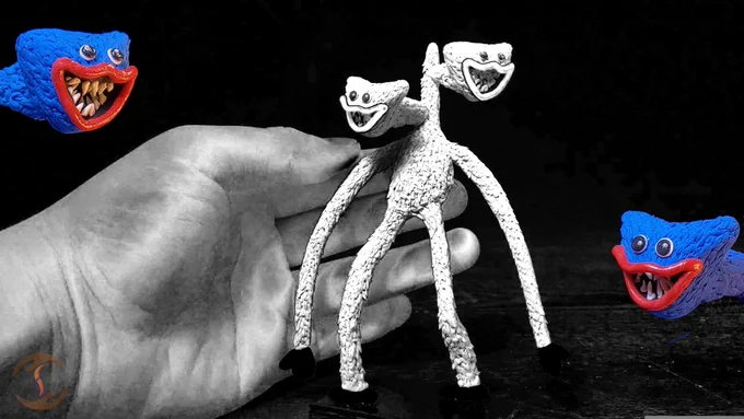 How to make Huggy Wuggy Siren Head out of clay. I made Huggy Wuggy in the game Poppy Playtime as Siren Head
I hope you like it!
And support me by subscribing and leaving your comments. Thank you so much!

#huggywuggy
#sirenhead
#polymerclay
#2tclay
#2t_clay

Making Huggy Wuggy & Kissy Missy room: https://www.youtube.com/watch?v=ERRxQGPXaes
Making Mommy Long Legs family in grinder room: https://www.youtube.com/watch?v=6kcIqJY2vzQ