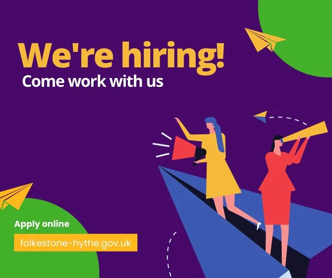 An image of council job advert poster