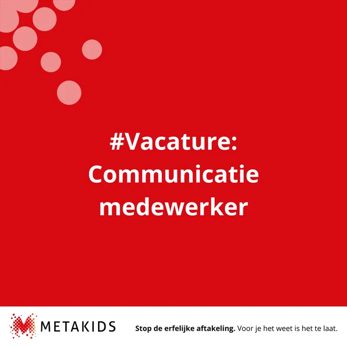 Vacature communicatie medewerker