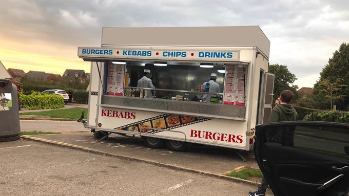 A kebab van