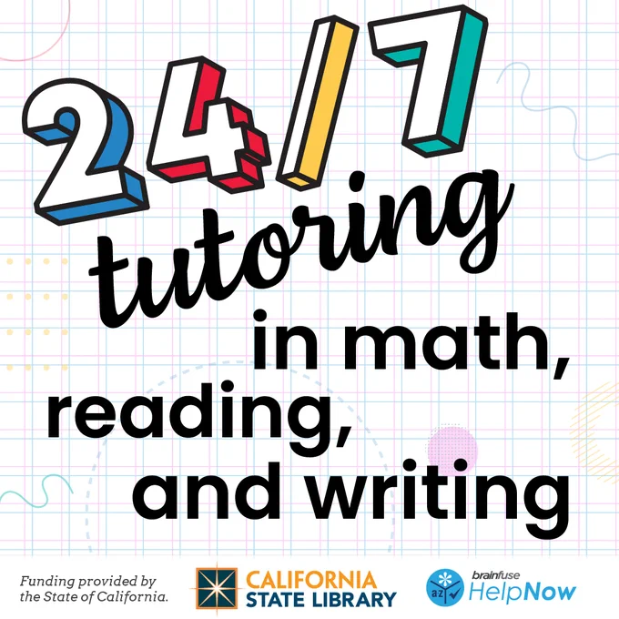 24/7 tutoring in math, reading, and writing 