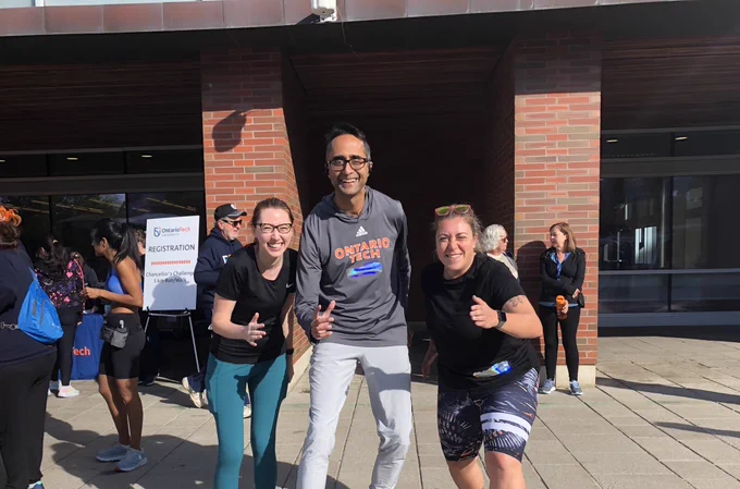 Faculty of Science faculty ready for the run