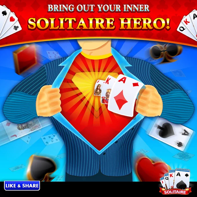 Solitaire, (also known as Klondike or Patience) is a 52-card card game played with only one deck. A unique card game, Solitaire has eye-captivating features and stunning graphics. Try the BEST FREE SOLITAIRE card game to relax and train your brain.
