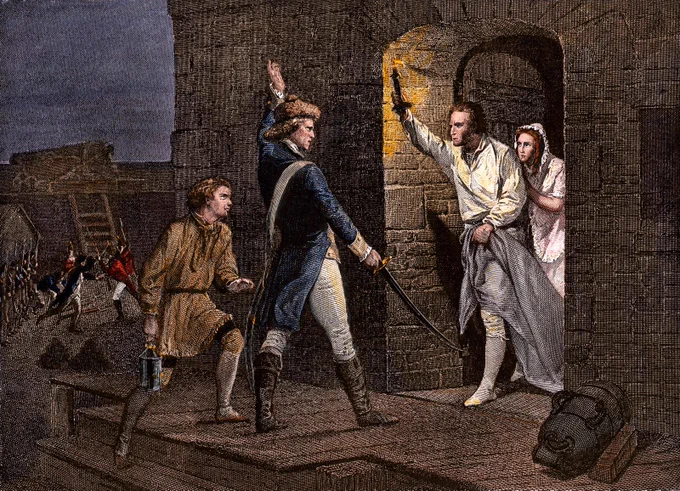 Allen, Ethan, 1738–89, hero of the American Revolution, leader of the Green Mountain Boys, and promoter of the independence and statehood of Vermont, b. Litchfield , conn. He was an American farmer, businessman, land speculator, philosopher, writer, lay theologian, American Revolutionary War patriot, and politician. He is best known as one of the founders of Vermont and for the capture of Fort Ticonderoga early in the Revolutionary War.