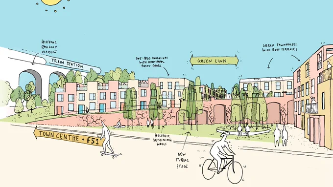 An image of what the Ship Street development could look like.
