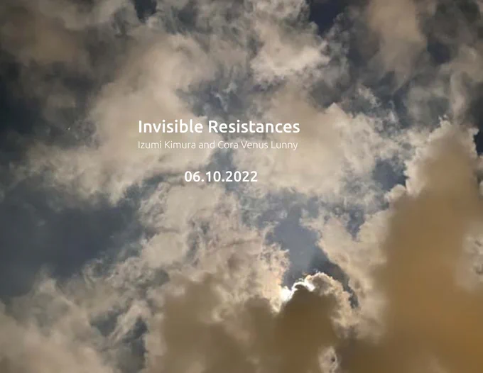Invisible Resistances by Izumi Kimura & Cora Venus Lunny - from Farpoint Recordings 06.10.2022


The empathy between the pair is astounding, and the breadth of the exploration a delight / Alan O'Riordan, The Irish Examiner


Invisible Resistances, is a new CD of improvised explorations featuring piano by Izumi Kimura and violin & viola by Cora Venus Lunny - nine dazzling improvisations that further push the dialogue between these two performers creating new sonic experiences that are intimate, yet bold and elemental.

CD, DL & streaming from Farpoint Recordings 06.10.2022