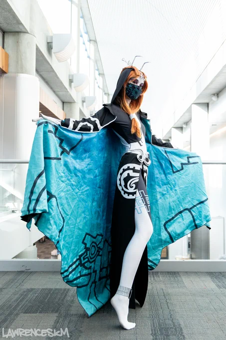 Midna from The Legend of Zelda: Twilight Princess cosplayed by @Fizzory.