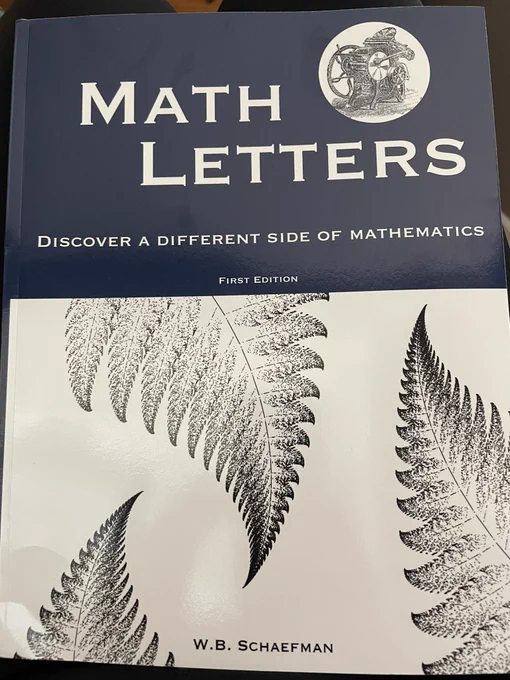 Cover of the book Math Letters by W.B. Schaefman
