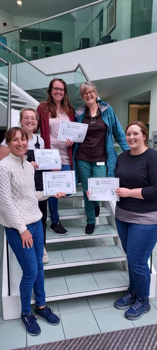 The committee members were Sheena Fennell, Aedín McAleer, Dr Janina Buescher, Dr Nessa Golden, Sonny Fatimatuj Zohara and covered laboratories within the Ryan Institute run by Prof Peter Croot, Dr Rachel Cave, Dr Liam Morrison, Dr Shane Tyrell. 