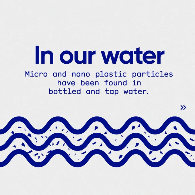 Plastic is in our water. Micro and nano plastic particles have been found in bottled and tap water. Commons Seas x Greenpeace collaboration.