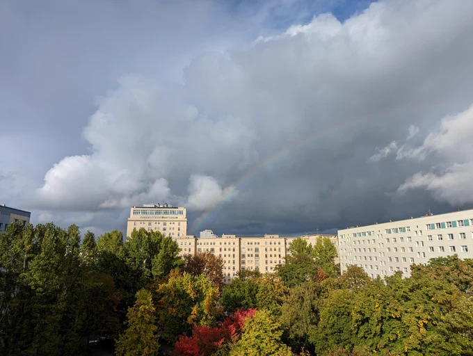 Rainbow as seen from the Saftladen