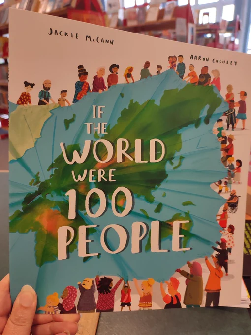 A book called "if the world were 100 people"
