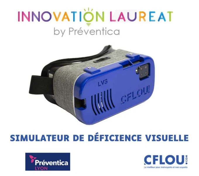 🏆 CFLOU est très fier de vous annoncer que notre nouveau 𝘀𝗶𝗺𝘂𝗹𝗮𝘁𝗲𝘂𝗿 𝗱𝗲 𝗱𝗲́𝗳𝗶𝗰𝗶𝗲𝗻𝗰𝗲 𝘃𝗶𝘀𝘂𝗲𝗹𝗹𝗲 a été récompensé par le 𝗽𝗿𝗶𝘅 𝗱𝗲 𝗹'𝗶𝗻𝗻𝗼𝘃𝗮𝘁𝗶𝗼𝗻 dans la catégorie réalité virtuelle/handicap au salon Préventica Lyon ! 

📢 Ce simulateur en 𝗿𝗲́𝗮𝗹𝗶𝘁𝗲́ 𝗮𝘂𝗴𝗺𝗲𝗻𝘁𝗲́𝗲 permet de simuler différentes pathologies oculaires. Une solution 𝗹𝘂𝗱𝗶𝗾𝘂𝗲 et 𝗶𝗺𝗺𝗲𝗿𝘀𝗶𝘃𝗲 pour sensibiliser les proches ou collègues de personnes déficientes visuelles, les ressources humaines et les professionnels de santé (médecins du travail, orthoptistes, ophtalmologistes, infirmières, etc.).

❓ Vous organisez ou réalisez des actions de sensibilisation❓

📧 Contactez-nous !

#Preventica #CFLOU #handicap #handicapvisuel #deficiencevisuelle #malvoyance #sensibilisation #referenthandicap #orthoptiste #ophtalmologue