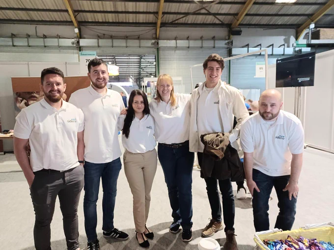 Sidero Software service company at the RDS Dublin Grad Ireland Careers fair 2022, meeting software engineering graduates in search of potential interns