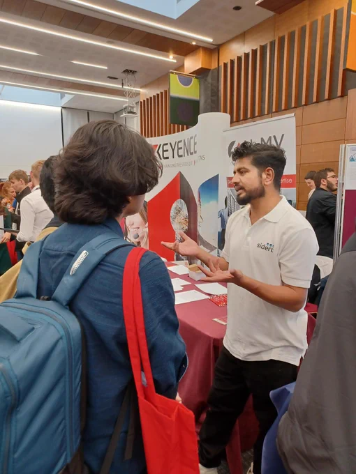 Sidero Business Software solutions and development at the NUIG University of galway graduate careers fair 2022, python, developer, java