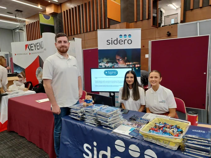 Sidero Business Software solutions and development at the NUIG University of galway graduate careers fair 2022, python, developer, java