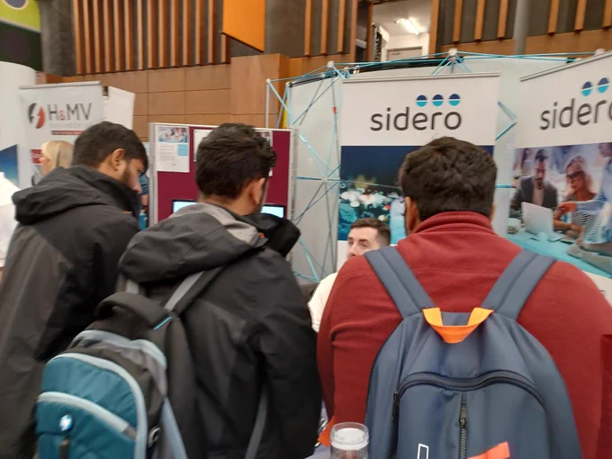 Sidero Business Software solutions and development at the NUIG University of galway graduate careers fair 2022, python, developer, java