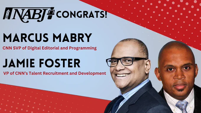 @MarcusMabry named @CNN SVP of Digital Editorial and Programming!

@jfoster640 (Jamie Foster) joins as VP of CNN’s Talent Recruitment and Development!