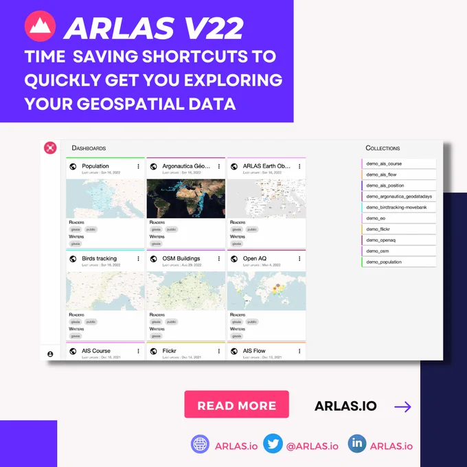 ARLAS V22 feature release -> https://www.arlas.io/blog/arlas-v22