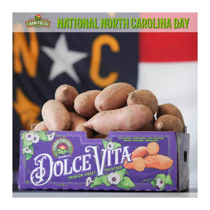 North Carolina sweet potatoes 