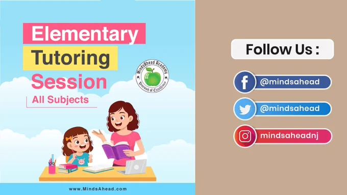 Does Your Child Need Help In Tutoring?📚

MindsAhead offers personalized tutoring for elementary students through, structured, well-designed lesson plans that are taught by highly-trained elementary tutors.

Register Now https://mindsahead.com/tutorminds.php

Get Regular Updates:
Facebook: https://www.facebook.com/mindsahead
Twitter: https://lnkd.in/gGr8mqK
Linkedin: https://lnkd.in/gry8NkW

#elementary #tutoring #elementaryschool #elementaryteacher #onlinetutoring #Mindsahead