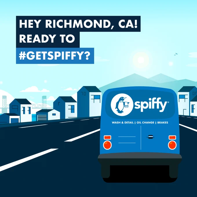 We're officially servicing the Richmond, CA area!