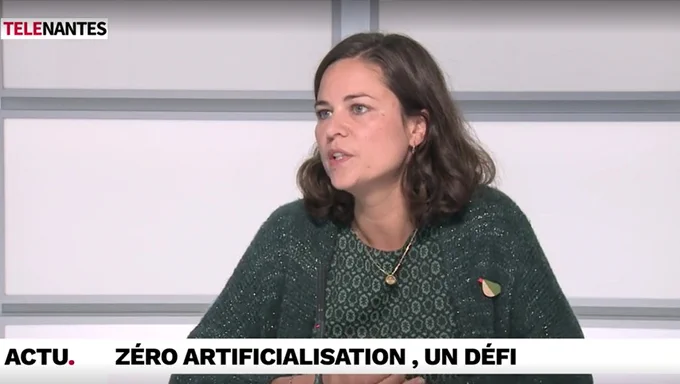 Télénantes Actu; Zéro artificialisation, un défi. Chloé Girardot-Moitié, vice-présidente du Département de Loire-Atlantique