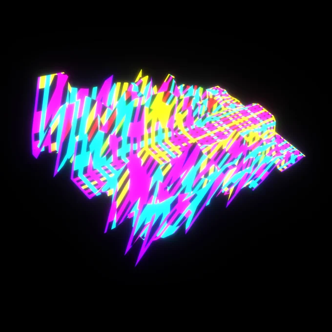 Generated mountains with a road that is in the middle an goes from the left edge of the landscape to the right edge. 