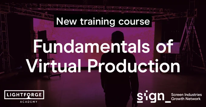 New training course - Fundamentals of Virtual Production
