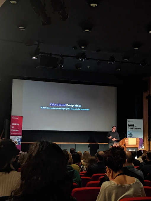 Photo of slide. Description in tweet.